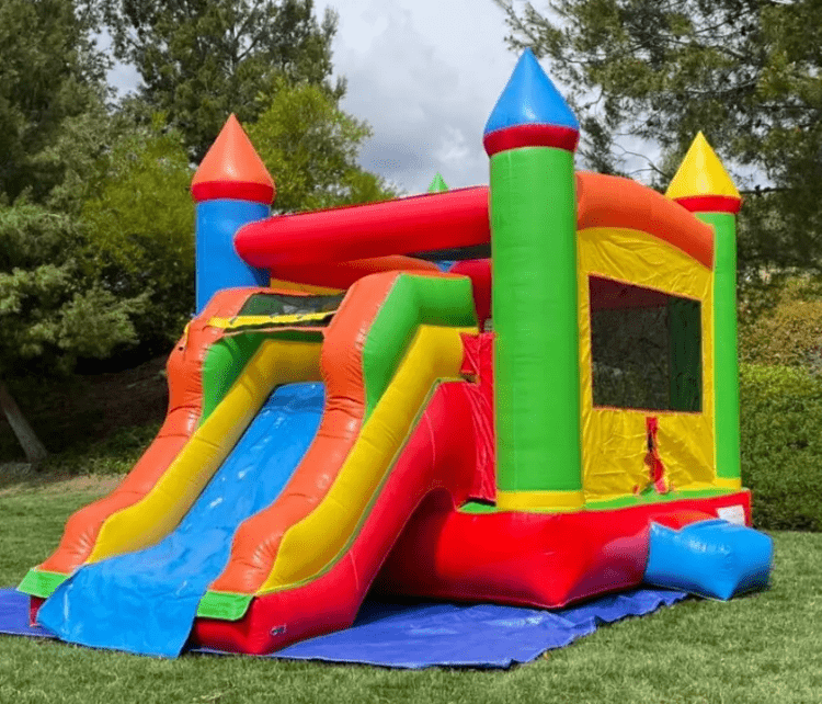 Castle Bounce House with Slide - Dry