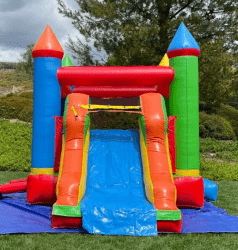 s l160012 1725760736 Castle Bounce House with Slide - Dry