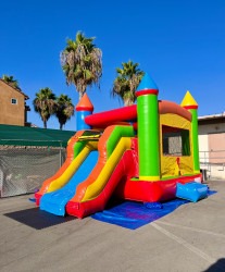 Castle Bounce House with Slide - Dry