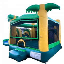 Tropical Aloha Athletic (5 IN 1) Bounce House - Dry Only