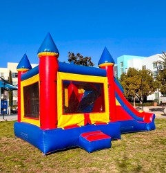 IMG 9495 1734895966 Multi Color Bounce House Combo - Dry Slide