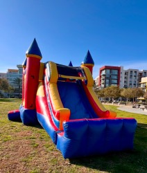 IMG 9496 1734895966 Multi Color Bounce House Combo - Dry Slide