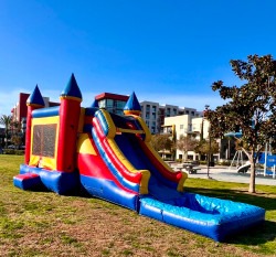 IMG 9502 1734897028 Multi Color Bounce House Combo - Water Slide