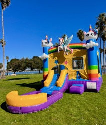 IMG 9503 1734899289 Unicorn Bounce House with Slide - Wet