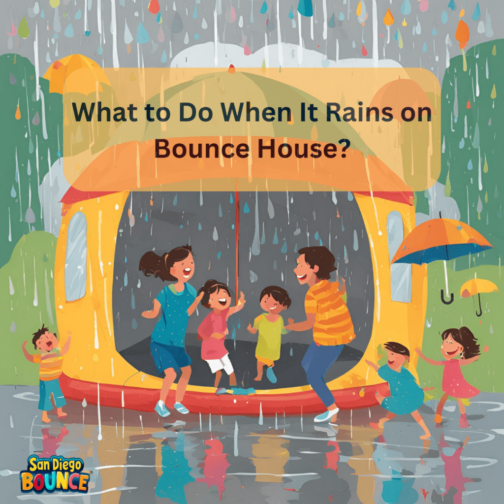 What Happens if It Rains on Bounce House Day?