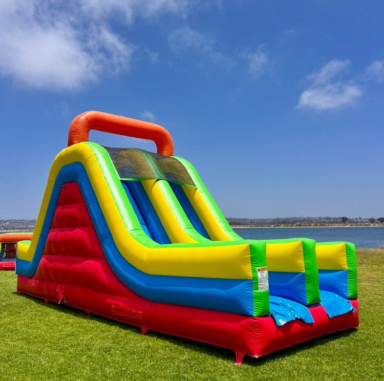 Rainbow 16' Dual Lane Dry Slide
