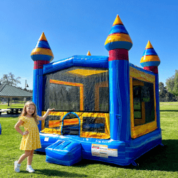 Blue Crush 13'x13' Bounce House with Basketball Hoop